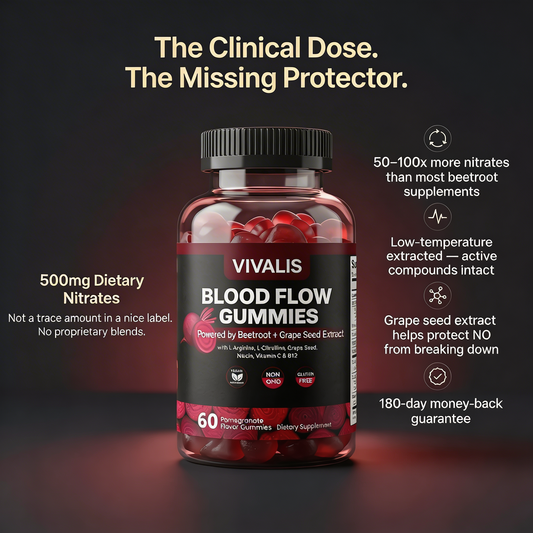 Vivalis Blood Flow Gummies with Grape Seed